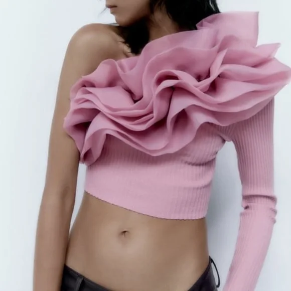 トップス Cherry Pattern Strap Top pale mauve S Shipping in mid-August]Cherry Pattern Strap Top